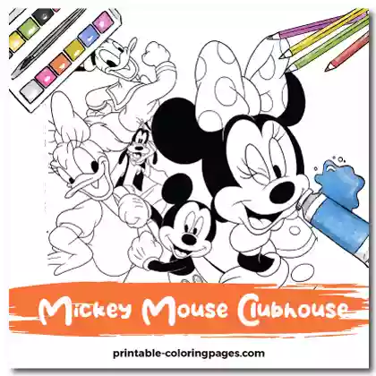 Mickey Mouse Clubhouse Coloring Pages