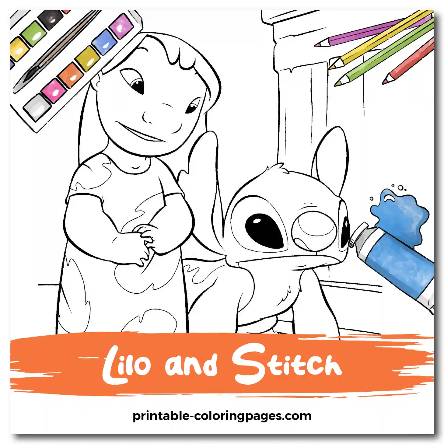 Lilo And Stitch Coloring Pages