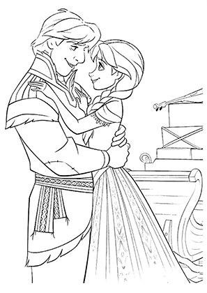 Anna and Kristoff in love