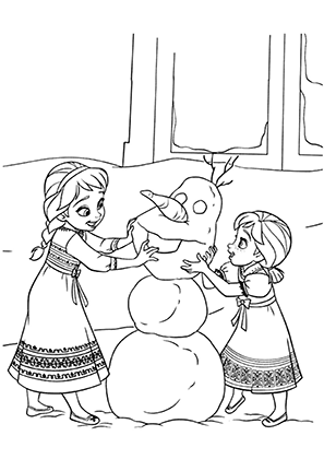 Elsa and Anna Kids