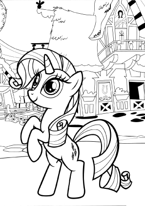 My Little Pony Rarity Coloring Page