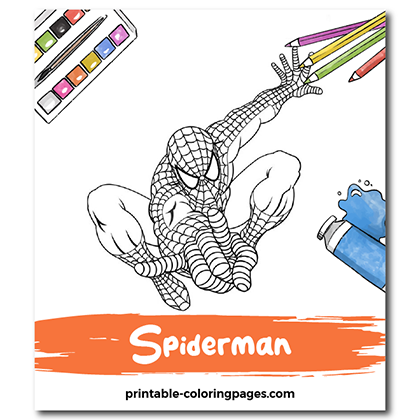 Spiderman Coloring Page