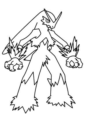 Blaziken Coloring Page