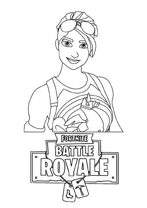 Fortnite Brite Bomber Coloring Page