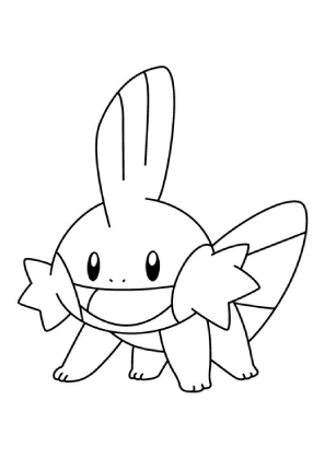 Mudkip Coloring Page