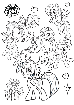 My Little Pony Coloring Sheet 