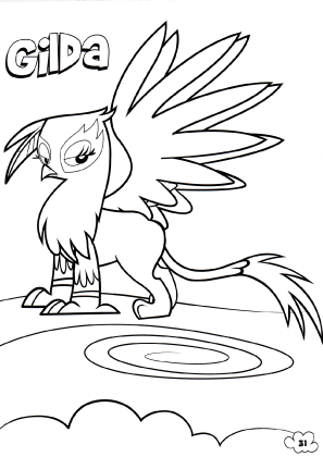 My Little Pony Gilda Coloring Page