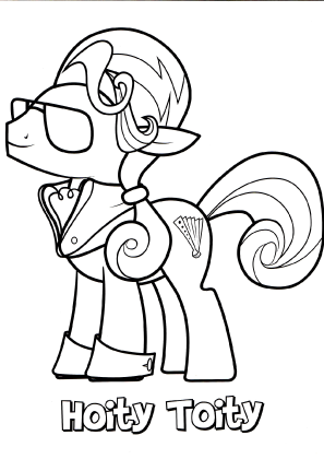 My Little Pony Hoity Toity Coloring Page