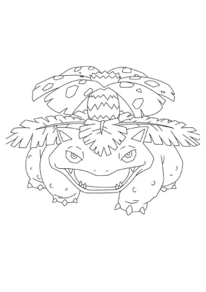 Venesaur Coloring Page